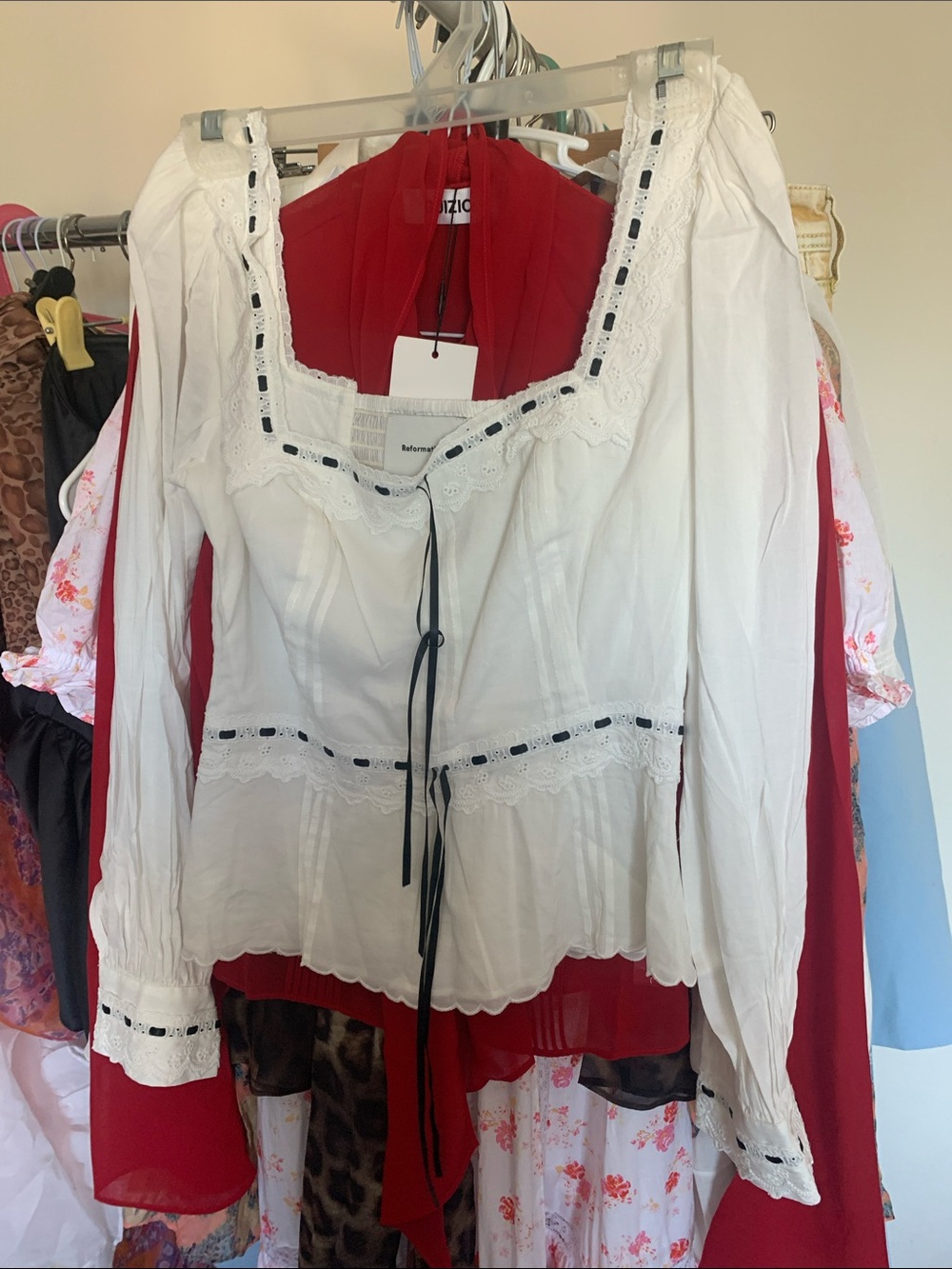 NWOT Reformation Haisley Top